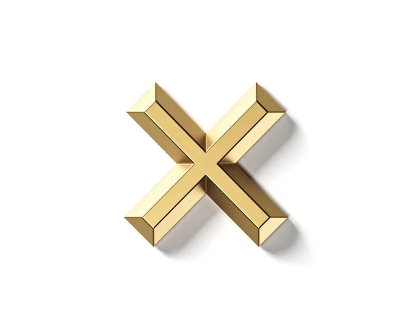 Σύμβολα Από Χρυσό Απεικόνιση Του Χρυσού Αλφαβήτου Που Απομονώνονται Λευκό — Φωτογραφία Αρχείου