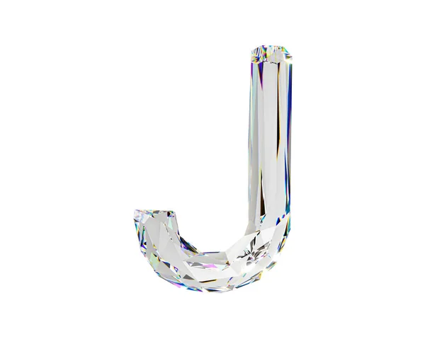 다이아몬드같은 물질로 만들어 편지들 바탕에 분리되어 알파벳 — 스톡 사진