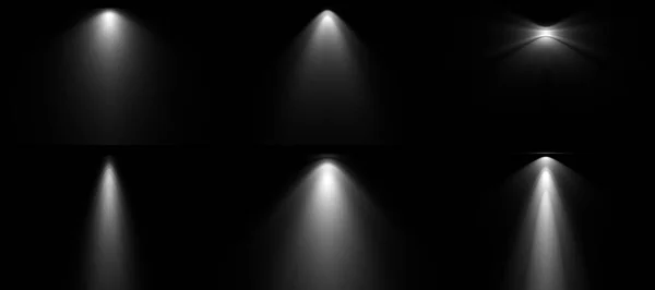 Set Dari Beragam Profil Cahaya Siap Digunakan Dalam Arsitektur Render — Stok Foto