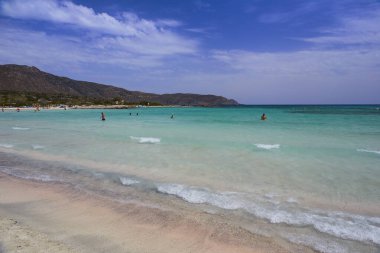 Elafonissi Plajı, Girit Adası, Yunanistan, Avrupa