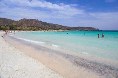 Elafonissi Plajı, Girit Adası, Yunanistan, Avrupa