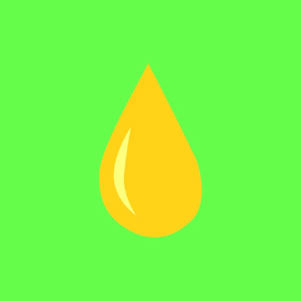 Капля Апельсинового Сока Светло Зеленом Фоне — стоковый вектор