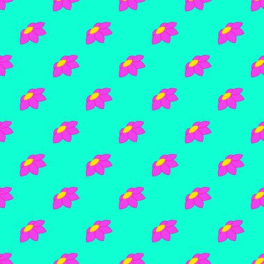 Yeşil arkaplanda çiçeksiz desen