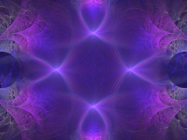 Soyut fraktal görüntü renkli arka plan üzerinde