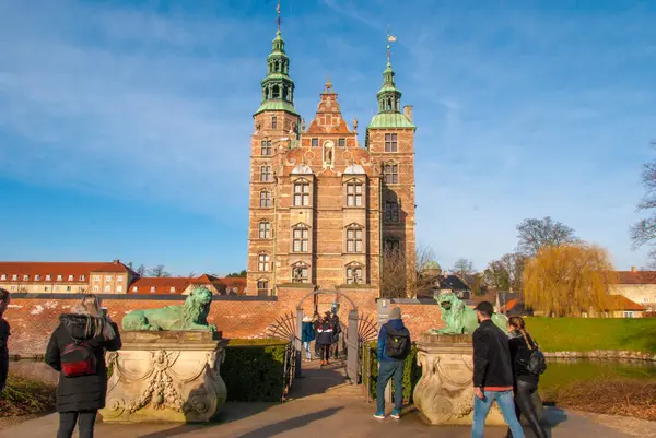 Вигляд Палацу Розенборг Копенгагені Данія — стокове фото