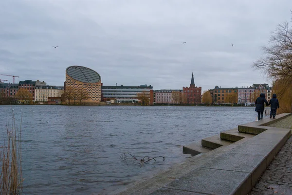 덴마크 코펜하겐 조르주 호수에 브라헤 플라네타륨의 — 스톡 사진