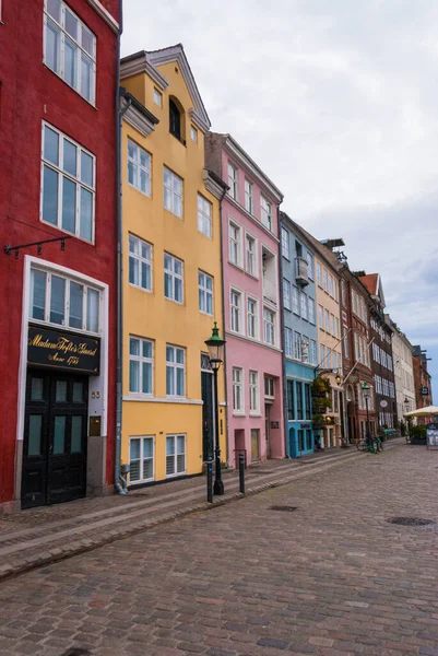 Färgglada Hus Den Historiska Stadskärnan Köpenhamn Danmark — Stockfoto