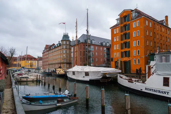 Casas Coloridas Centro Histórico Copenhague Dinamarca — Foto de Stock