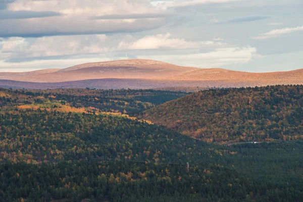 Пейзаж Дикой Осенней Природы Региона Финнмарк Норвегии — стоковое фото