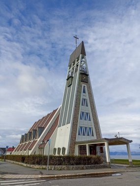 Norveç Hammerfest Kilisesi 'nin dışı.