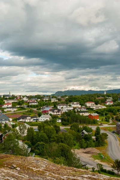 Τοπίο Της Alta Town Finnmark Νορβηγία — Φωτογραφία Αρχείου
