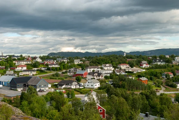 Krajina Alta Town Finnmark Norsko Royalty Free Stock Obrázky