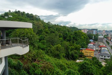 Kota Kinabalu, Sabah, Malezya 'daki Sinyal Tepesi Gözlemevi Kulesi