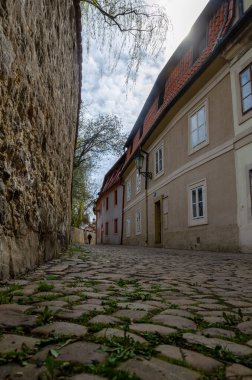 Novy Svet, Çek Cumhuriyeti Prag 'daki Hradcany' nin tarihi renkli caddesi.