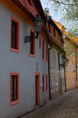Novy Svet, Çek Cumhuriyeti Prag 'daki Hradcany' nin tarihi renkli caddesi.
