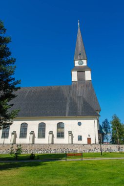 Laponya, Finlandiya 'da Rovaniemi şehir merkezindeki Rovaniemi Kilisesi
