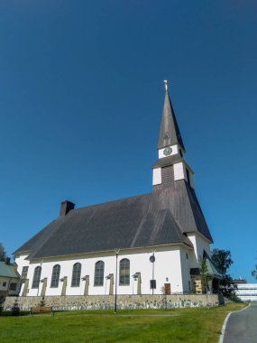 Laponya, Finlandiya 'da Rovaniemi şehir merkezindeki Rovaniemi Kilisesi