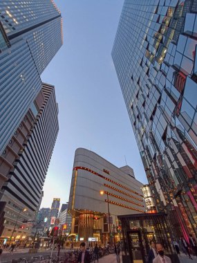 Umeda Bölgesi, Osaka 'nın modern şehir merkezi, Japonya