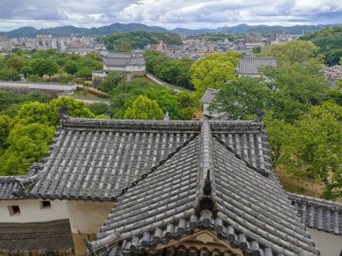 Himeji Şatosu, Japonya 'nın Himeji şehrinin manzarası