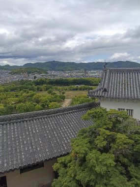 Himeji Şatosu, Japonya 'nın Himeji şehrinin manzarası