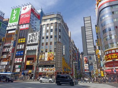 Tokyo, Japonya 'da gündüz vakti Shinjuku' dan Kabukicho