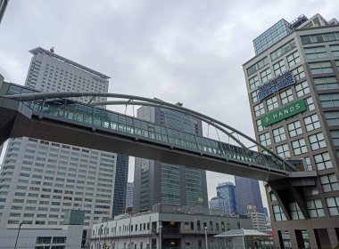 Tokyo 'daki Shinjuku Bölgesi' nin modern mimarisi.