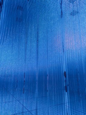 Dijital Sanat Müzesinde Sonsuz Kristal Dünya Tokyo, Japonya Sınır Tanımaz Takımı 'ndan.