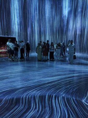 Tokyo, Japonya 'daki Sınır Tanımayan Takımdan Dijital Sanat Müzesi