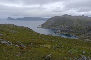 Mageroya Adası, Finnmark, Norveç 'in doğası.