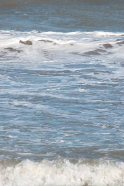 sea waves on the argentinian atlantic coast