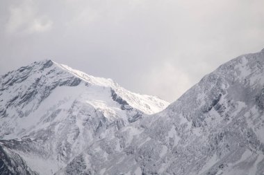 Ushuaia 'daki Karlı And Dağları. Ateş Diyarı. Arjantin