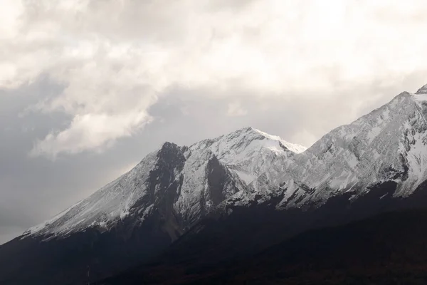Montanhas Dos Andes Nevados Ushuaia Terra Fogo Argentina — Fotografia de Stock