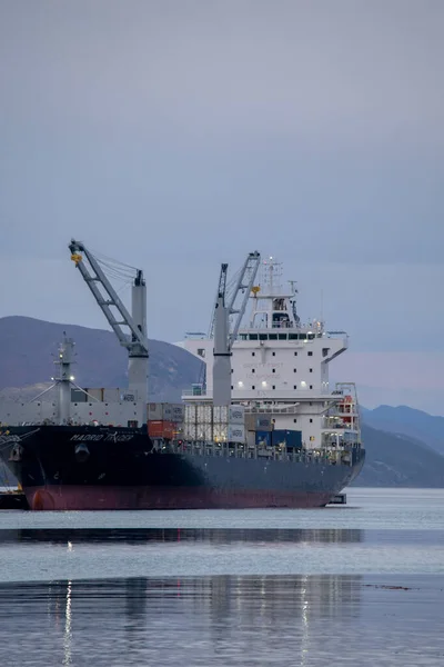 Navios Porto Ushuaia Tierra Del Fuego Argentina — Fotografia de Stock