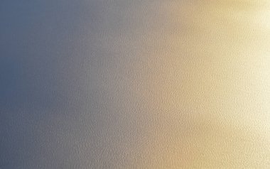 Okyanus dokusu uçaktan görünüyor.