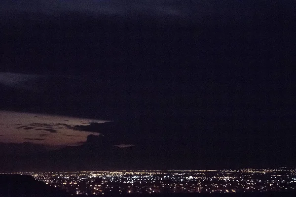 Landschaft Der Stadt Salta Bei Nacht — Stockfoto