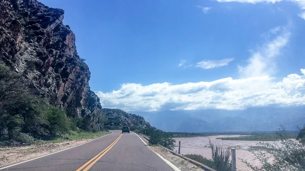 Tournée Dans Nord Ouest Argentin Route Nationale — Photo