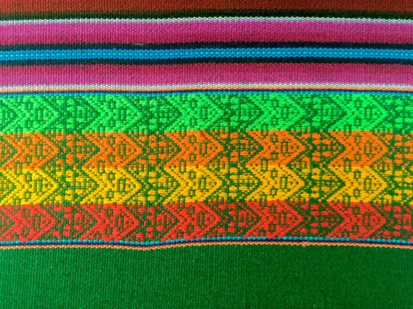 Colorful Traditional Fabrics Northwestern Argentina — Stock Photo, Image