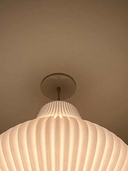 Lampe Éclairage Forme Papier Plié — Photo
