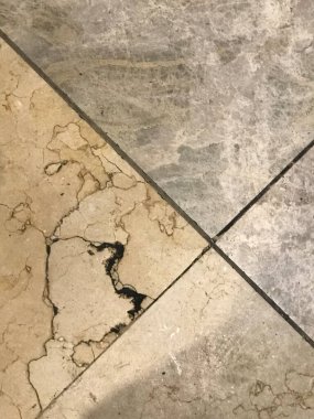 Alışveriş filosundaki seramiklerin soyut görüntüsü