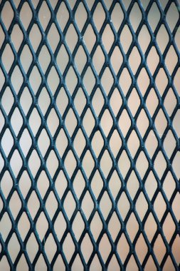 Metal ızgaranın çerçevesi.