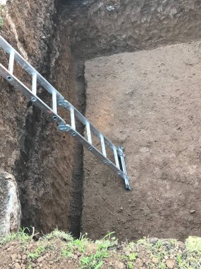 İnşaat alanında kazı