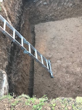 İnşaat alanında kazı