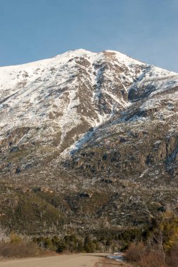 Los Alerces Ulusal Parkı, Esquel, Chubut, Arjantin manzarası. Patagonya Arjantin