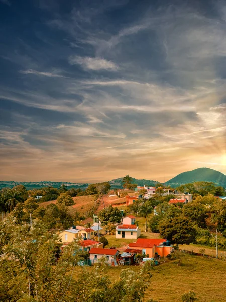 Een Prachtig Uitzicht Het Platteland Bergen — Stockfoto