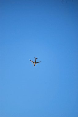 view of a passenger plane on an airport