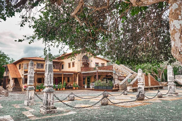 Antigua Casa Madera Ciudad — Foto de Stock
