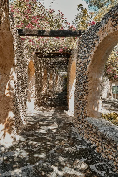 Старая Каменная Стена Городе Джерси Израиль — стоковое фото