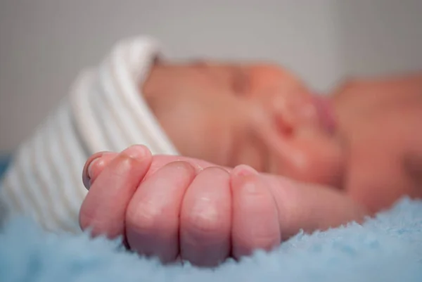 Μωρό Κοιμάται Μια Κουβέρτα Royalty Free Εικόνες Αρχείου