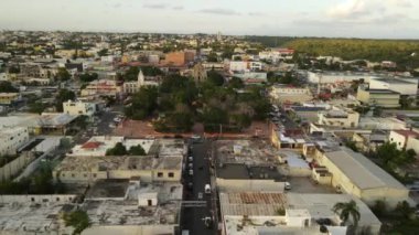 İspanya 'nın Barselona şehrinin hava manzarası