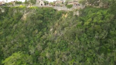 Eski şehir Tiflis 'in manzarası